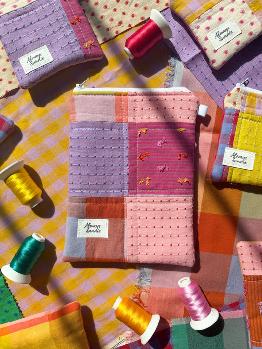 Kindle Zippered Pouch - Patchwork - March Release I