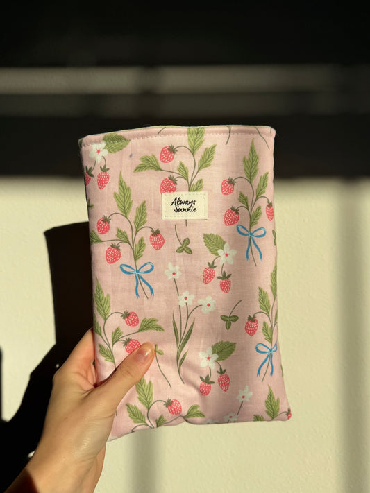 Small Book Sleeve - Berry