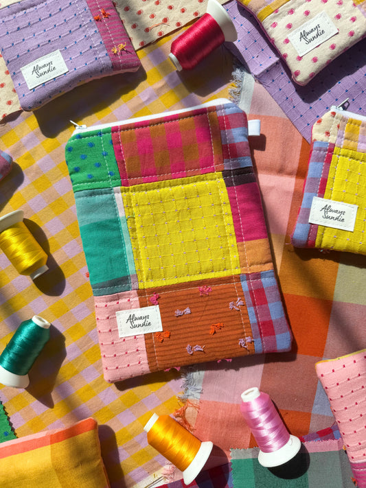 Kindle Zippered Pouch - Patchwork - March Release II