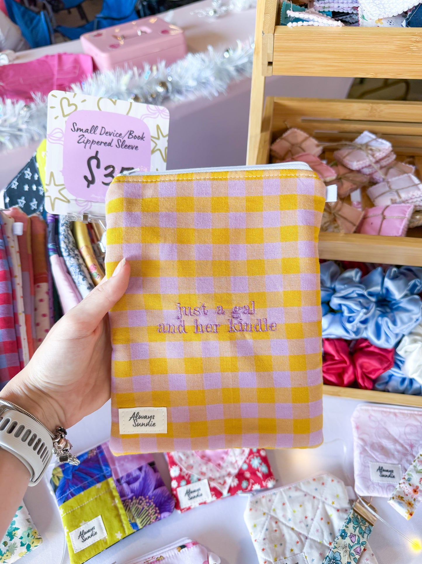 Kindle Zippered Pouch - Just a Gal and Her Kindle - March Release I