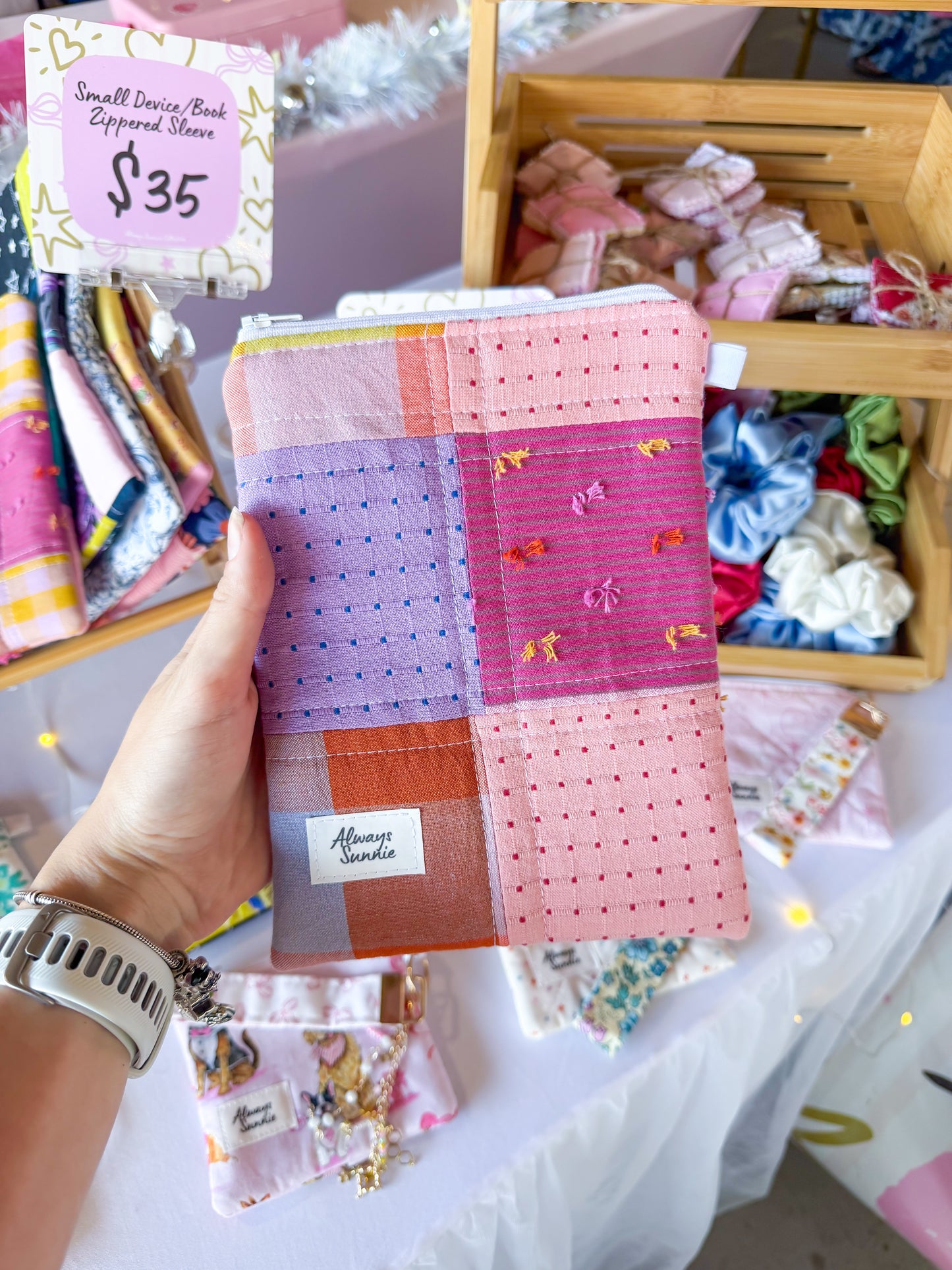 Kindle Zippered Pouch - Patchwork - March Release I