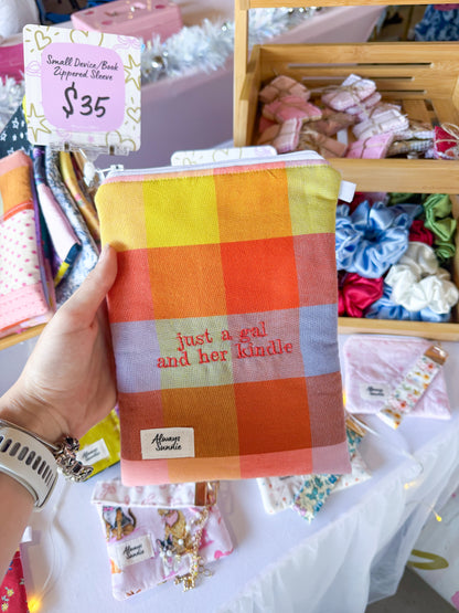 Kindle Zippered Pouch - Just a Gal and Her Kindle - March Release IV