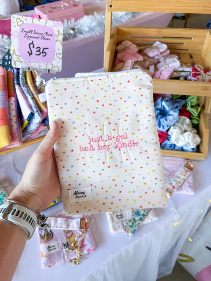 Kindle Zippered Pouch - Just a Gal and Her Kindle - March Release II