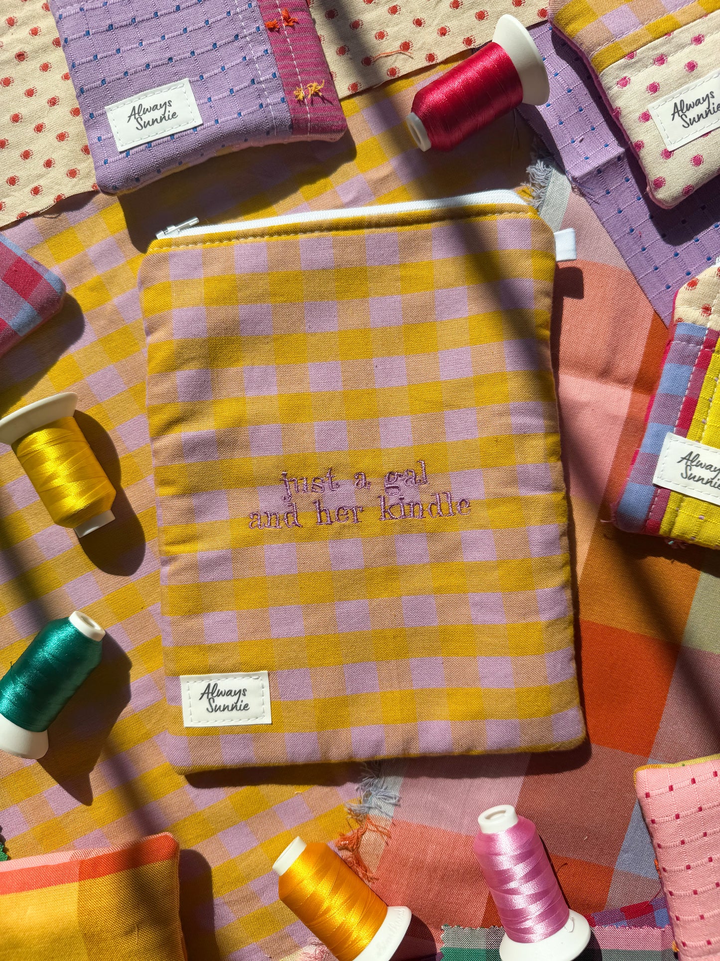 Kindle Zippered Pouch - Just a Gal and Her Kindle - March Release I