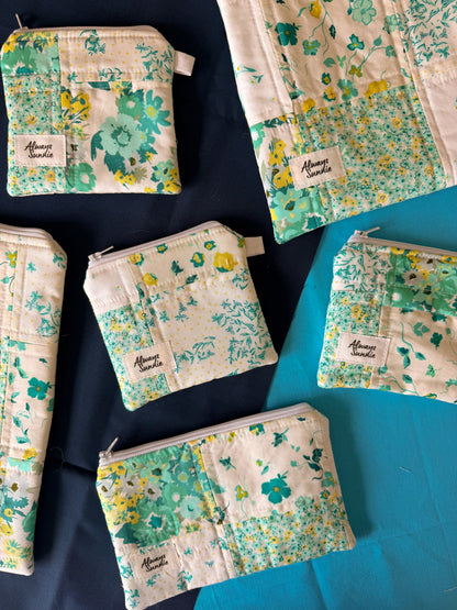 Mrs. Blue Sky - Large Zippered Pouch (I)