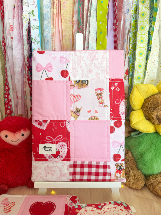 Patchwork Large Book Sleeve - Whole Lotta Love Collection