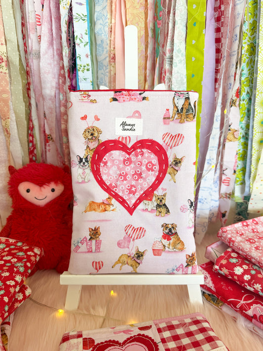 Ruff Small Book Sleeve (I) - Whole Lotta Love Collection