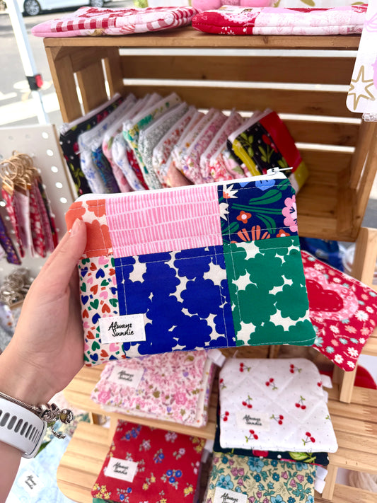 Pencil Case - Patchwork Mellow Meadow