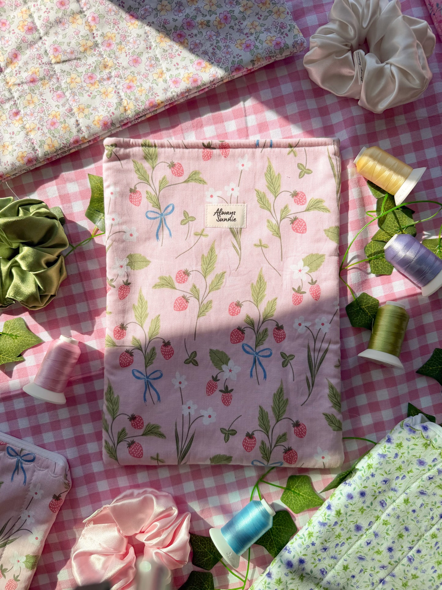 Large Book Sleeve - Berry