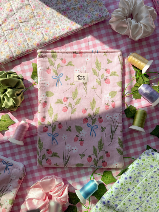 Large Book Sleeve - Berry